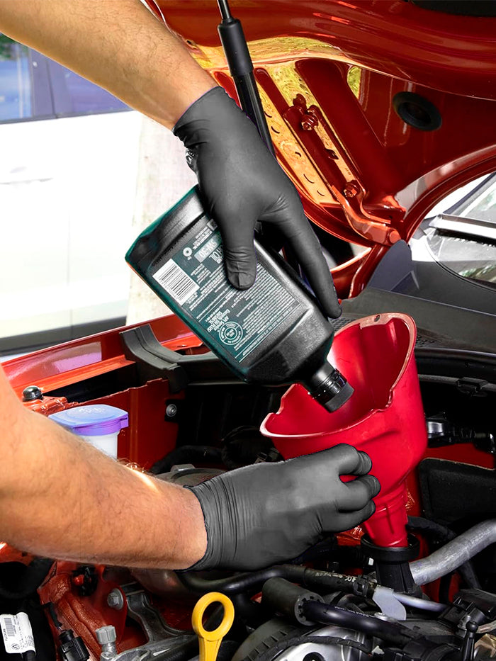 GUANTES DESECHABLES DE NITRILO NEGRO (CAJA DE 50 PARES)