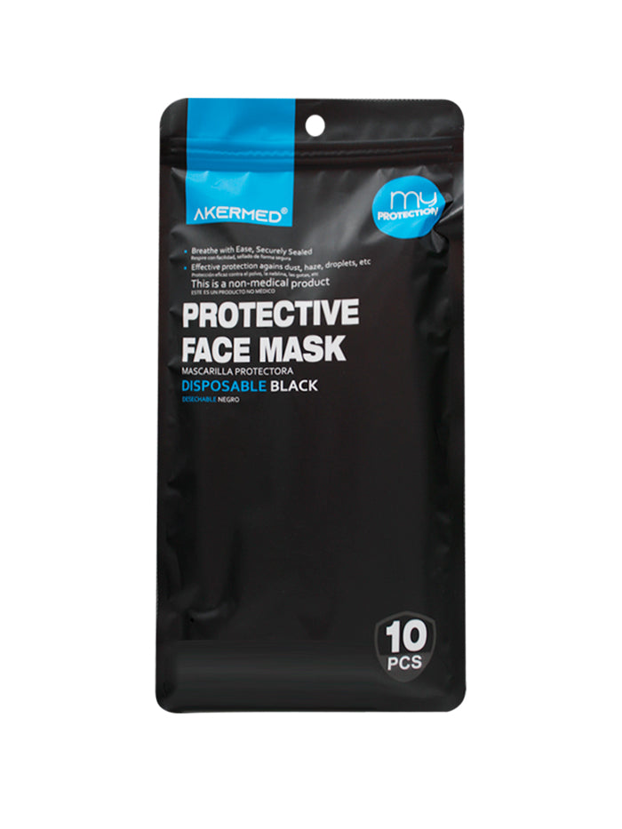 MASCARILLA DESECHABLE NEGRA (PACK DE 10 UNIDADES)