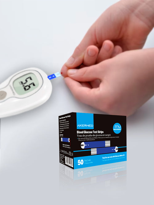 25 TIRAS DE PRUEBA DE GLUCOSA EN SANGRE