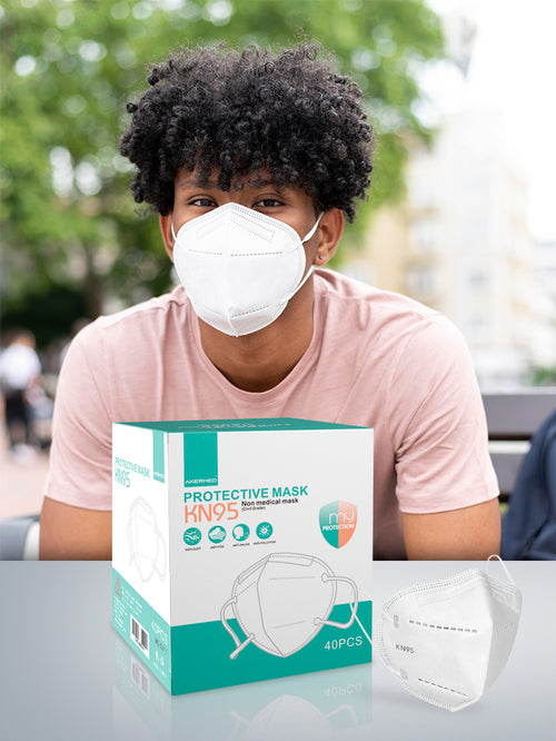 KN95 MASK WITHOUT VALVE (BOX OF 40 UNITS)